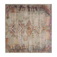 Safavieh Crystal Collection Wyatt Oriental Square Area Rug