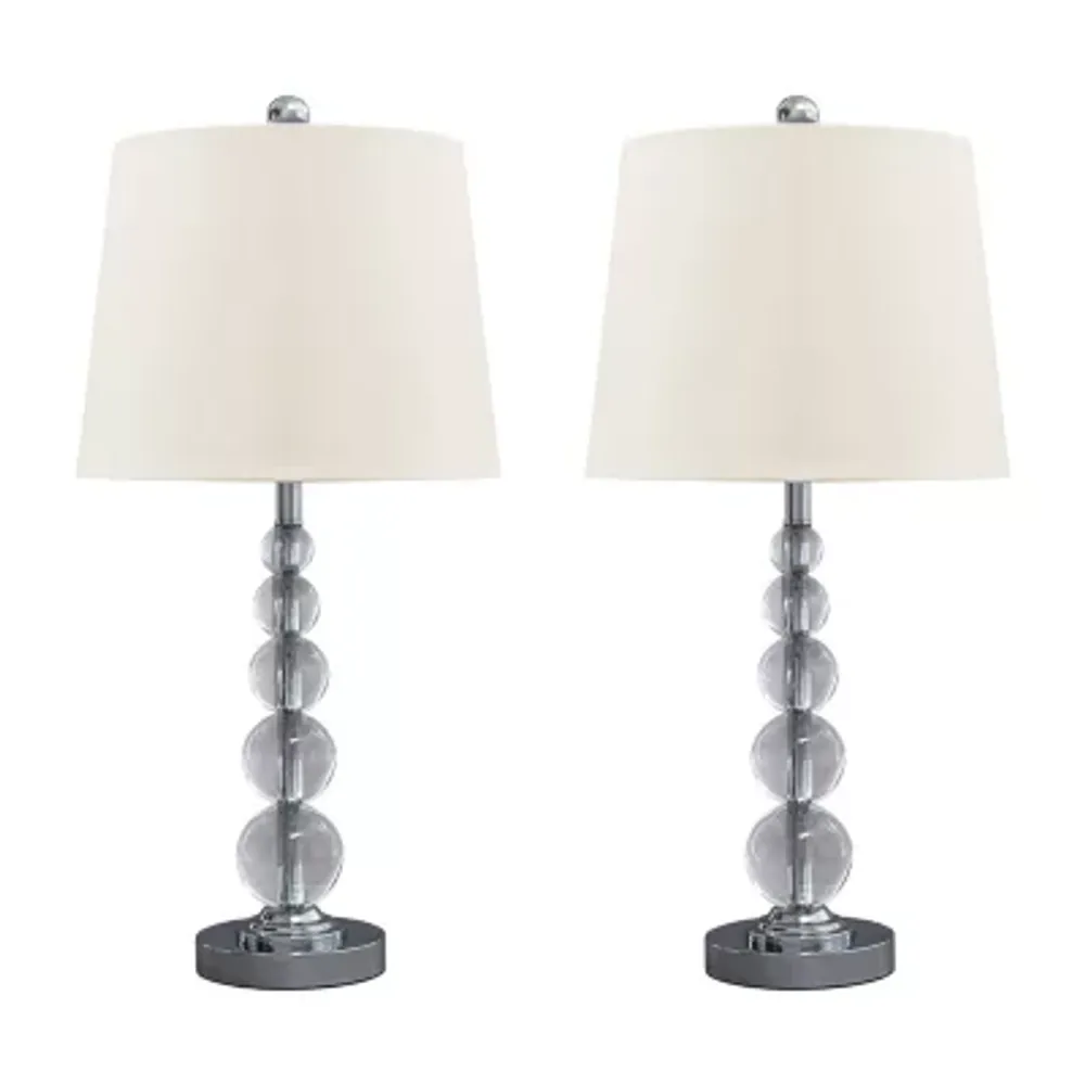 Signature Design by Ashley® Joaquin 2-pc. Crystal Table Lamp