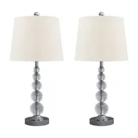 Signature Design by Ashley® Joaquin 2-pc. Crystal Table Lamp