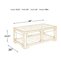 Signature Design by Ashley® Fregine Coffee Table