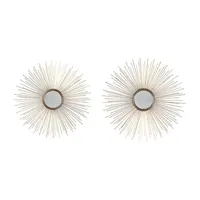 Signature Design by Ashley® Doniel Wall Mount Tiltable Sunburst Decorative 2-pc. Mirror Set