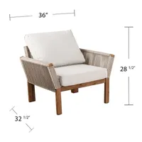 Southern Enterprises Nashcal Collection Patio Accent Chair