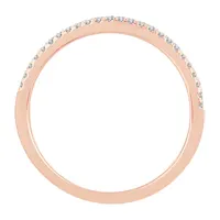 CT. T.W. Natural White Diamond 10K Rose Gold Anniversary Wedding Band