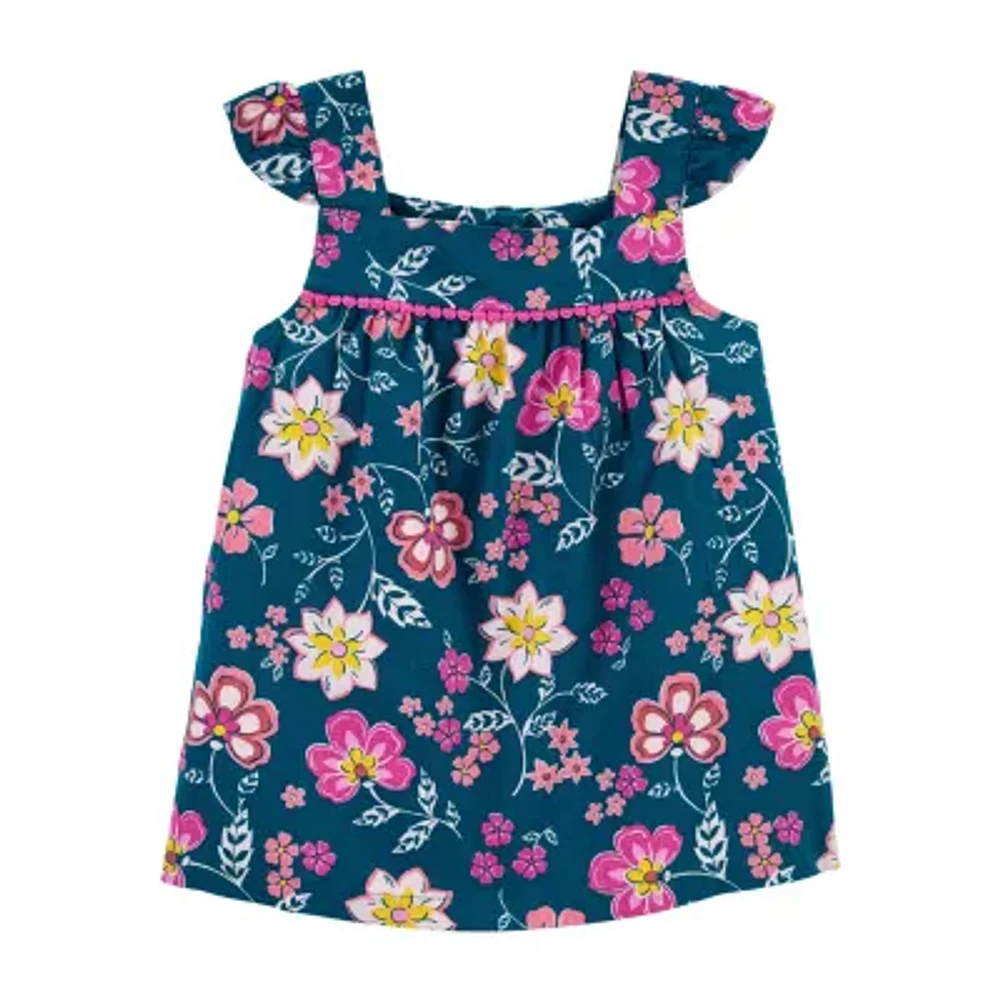Carter's Little & Big Girls Square Neck Tank Top