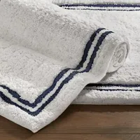 Fieldcrest Luxury Border Stripe Bath Rug