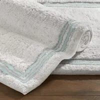 Fieldcrest Luxury Border Stripe Bath Rug