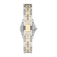 Geneva Womens Crystal Accent Two Tone Bracelet Watch Fmdjm220