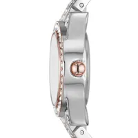 Geneva Ladies Womens Crystal Accent Two Tone Bracelet Watch Fmdjm222