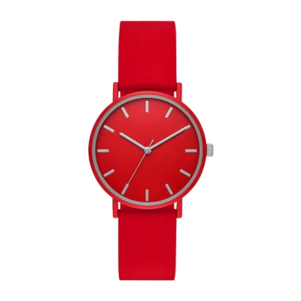 Opp Unisex Adult Red Strap Watch Fmdjo206