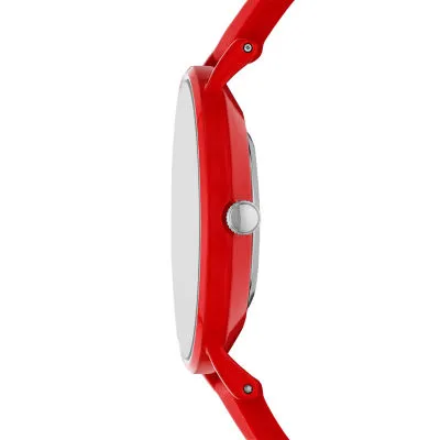Unisex Adult Red Strap Watch Fmdjo206