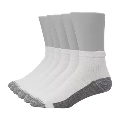 Hanes Ultimate Pair Quarter Socks Mens