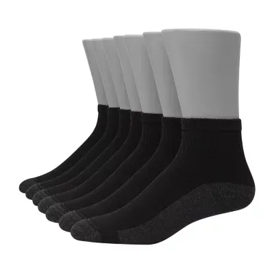 Hanes Ultimate Bonus Pack 7 Pair Quarter Socks Mens
