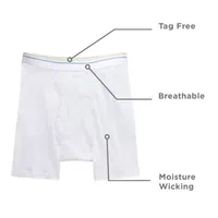 Stafford Dry + Cool Breathable Mesh Mens 4 Pack Boxer Briefs