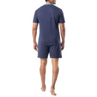 Van Heusen Mens Short Sleeve 2-pc. Shorts Pajama Set