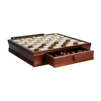 Hathaway Wooden Chess Set With Storage Drawer