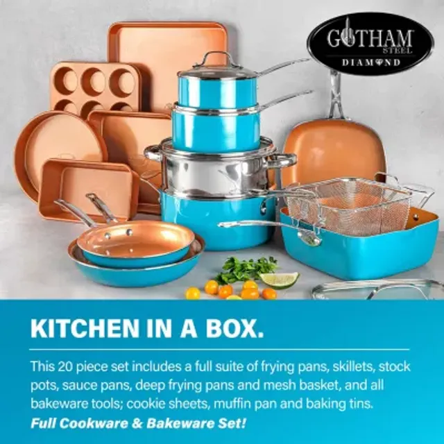 Gotham Steel 20-pc. Cookware Set - JCPenney in 2023