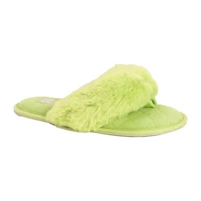 Muk Luks Womens Slip-On Slippers