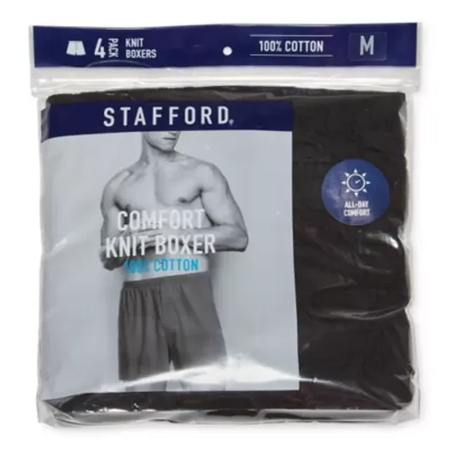 Stafford Woven Mens 4 Pack Boxers - JCPenney
