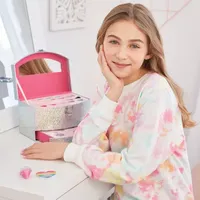 Three Cheers For Girls Let's Sparkle Cosmetic Case
