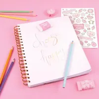 Three Cheers For Girls Pink & Gold All-In-1 Sketching Set 11-pc. Craft Kit