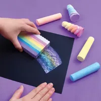 Three Cheers For Girls Unicorn Rainbow Magic Chalk 9 Piece Set