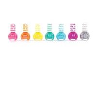 Three Cheers For Girls Rainbow Days Of The Week Nail Polish 7 Bottle Set