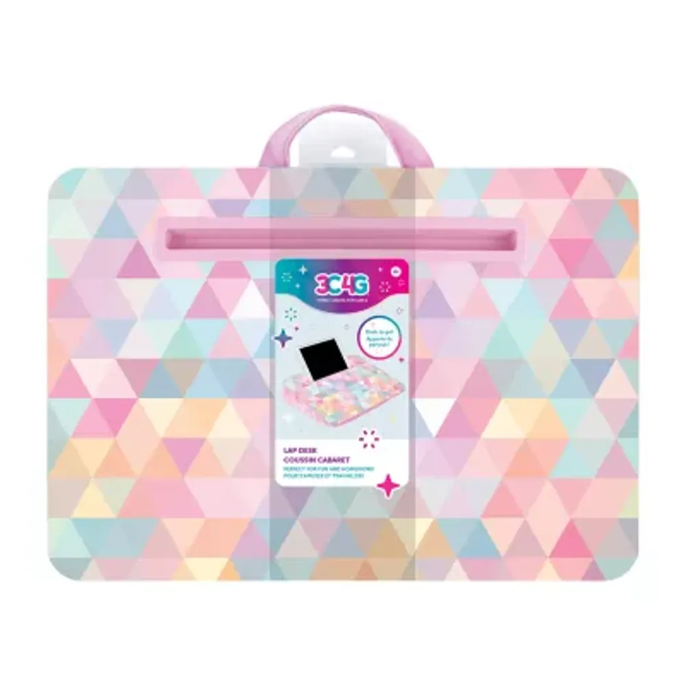 Three Cheers For Girls Triangle Faux Fur Lap Desk