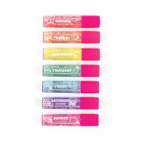 Three Cheers For Girls Days Of The Week Lip Gloss 7 Piece Set