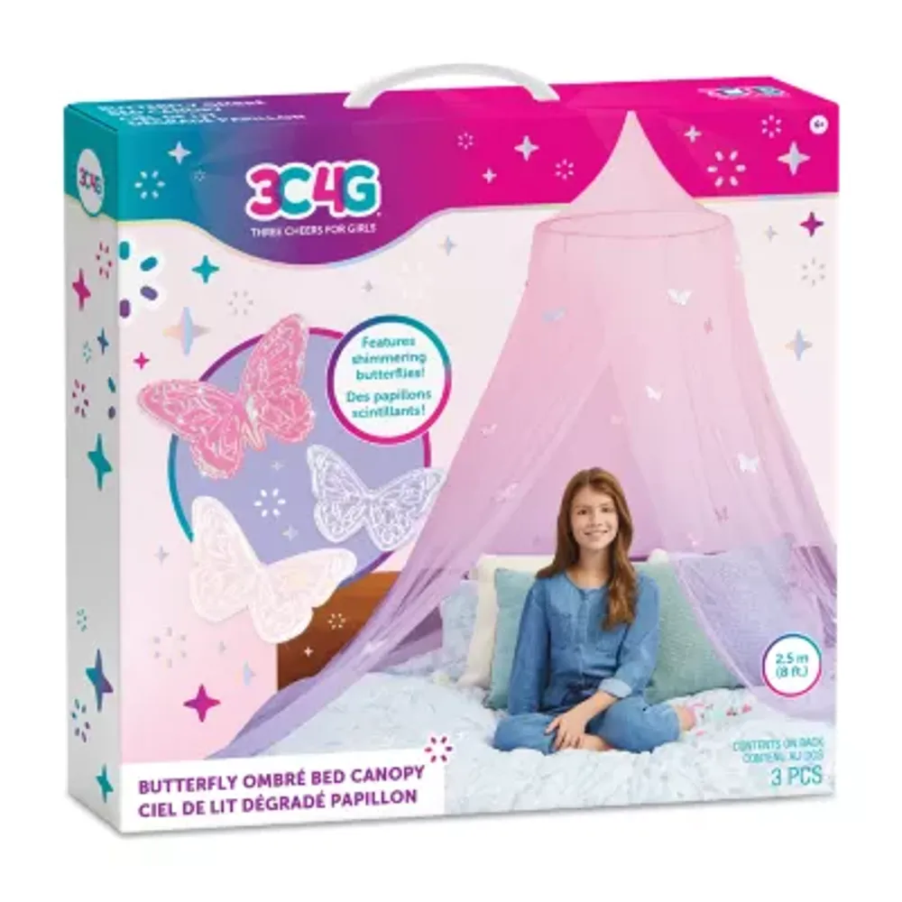 Three Cheers For Girls Butterfly Ombre Bed Canopy