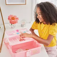 Three Cheers For Girls Pink & Gold: Hard Case Makeup Storage Set