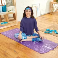 Three Cheers For Girls Celestial Yoga Mat And Carrying Strap