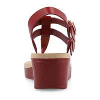 Journee Collection Womens Bianca Wedge Sandals