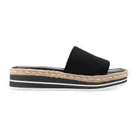 Journee Collection Womens Rosey Slide Sandals