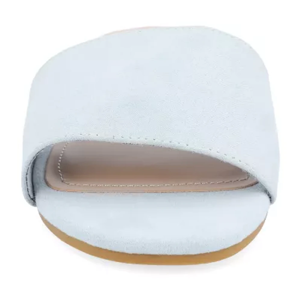 Journee Collection Womens Kolinna-Wd Flat Sandals Wide Width