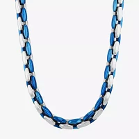 Mens Stainless Steel 24 Inch Link Chain Necklace