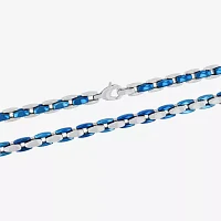 Mens Stainless Steel 24 Inch Link Chain Necklace