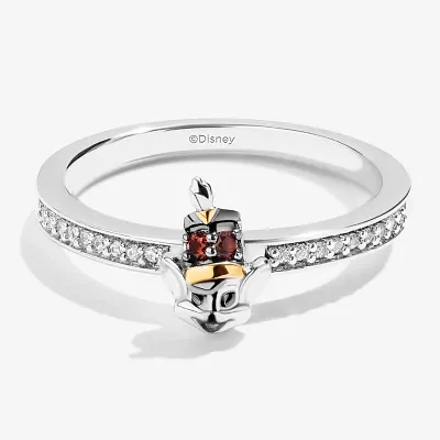 Disney Jewels Collection Womens Diamond Accent Natural White 14K Two Tone Gold Over Silver Dumbo Cocktail Ring