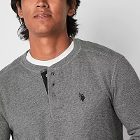 U.S. Polo Assn. Thermal Mens Long Sleeve Classic Fit Henley Shirt