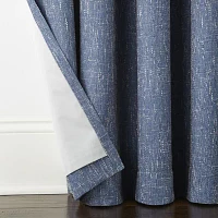 Linden Street Bayshore Grommet Top Energy Saving 100% Blackout Single Curtain Panels