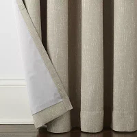 Linden Street Bayshore Energy Saving 100% Blackout Grommet Top Single Curtain Panel