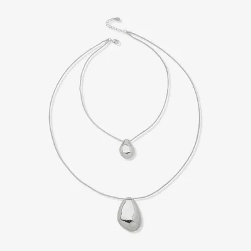 Worthington Womens 18 Inch Strand Necklace