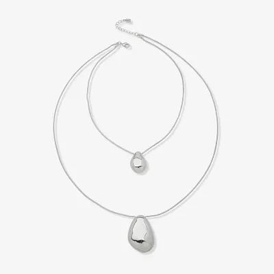 Worthington Womens 18 Inch Strand Necklace