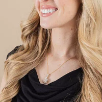 Diamond Blossom (G / Si2) Womens 2 CT. T.W. Lab Grown White Diamond 10K Gold Pendant Necklace