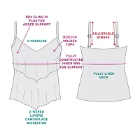 Trimshaper Ronnie Tankini Swimsuit Top