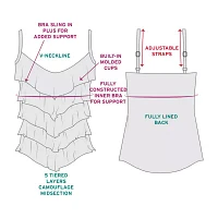 Trimshaper Rachel Tankini Swimsuit Top Plus