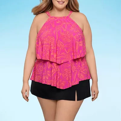 Sonnet Shores Floral Tankini Swimsuit Top