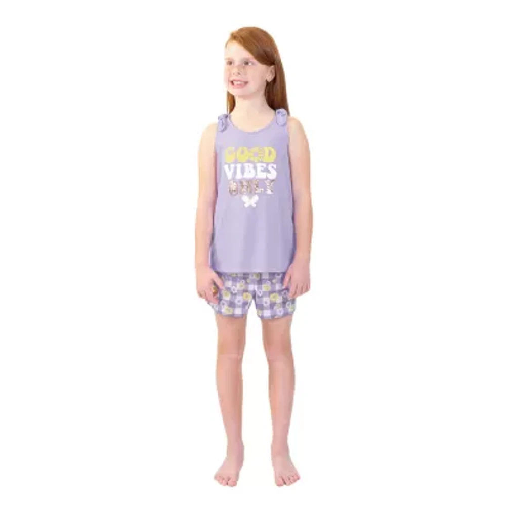 Dots & Dreams Little Big Girls 3-pc. Pajama Set