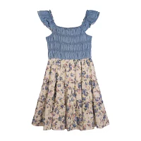 Lilt Big Girls Sleeveless A-Line Dress