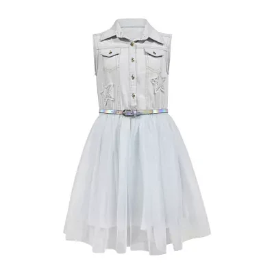 Lilt Big Girls Sleeveless Tutu Dress