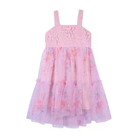 Lilt Little Girls Sleeveless Empire Waist Dress